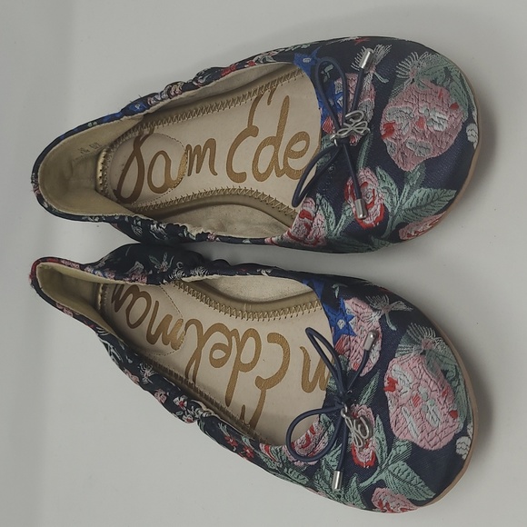 SAM EDELMAN FELICIA BALLET FLAT WOMEN'S SIZE 8.5 SHOES BOHO - Picture 4 of 16